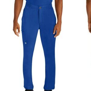 HH Works Healing Hands Scrub Pants Men XL Galaxy Blue Style 9590‎ Ryan Straight